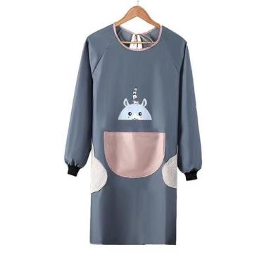 Imagem de Desenho de desenho animado de avental de manga comprida impermeável pa