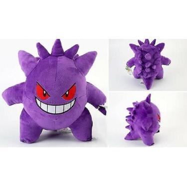 Imagem de Brinquedo de pelúcia Pokémon Gengar 25 cm roxo - Gloome Store