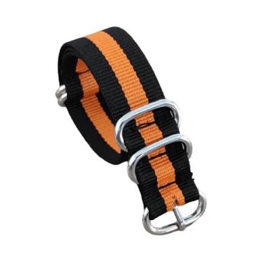 Imagem de Pulseira De Relógio De Aço Inoxidável E Nylon 18mm 20mm 22mm 24mm, Fai