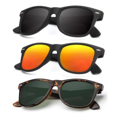 Imagem de Óculos de sol KALIYADI com acabamento fosco polarizado com bloqueio UV