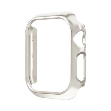 Imagem de Capa Protetora Fosca Rígida De PC Com Bumper Para Apple Watch 46mm 45m