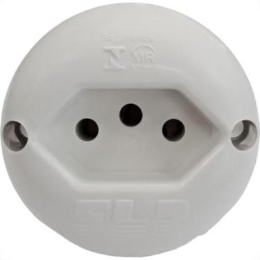 Imagem de Tomada Externa Flp 2P+T. 20A Branca - Kit C/10 Pecas, Branco