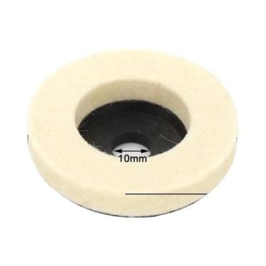 Imagem de Roda De Polimento De Feltro De Lã 50mm 75mm Para Esmerilhadeira Angula