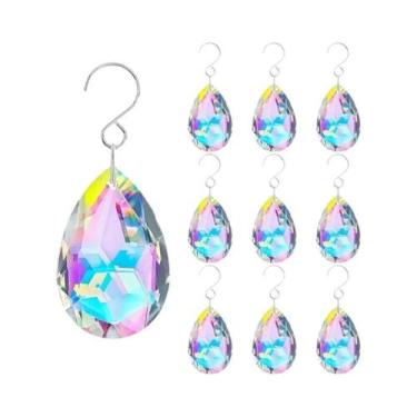 Imagem de Cristais Em Forma De Gota De 38mm, 10 Peças, Prismas Para Lustre Com G