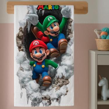 Imagem de Toalha Praia Piscina Infantil Algodão Para Crianças Banho, Com Estampa