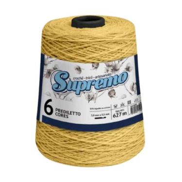 Imagem de Barbante Supremo Prediletto Cores Nº6 627 MT - Enovelar, 21 Amarelo Ca