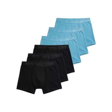 Imagem de Kit com 6 Cuecas Boxer Lupo 615-003 Colorido, Azul, GG