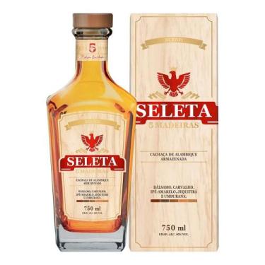 Imagem de Cachaça Premium Seleta 5 Madeiras Edição Limitada 750ml