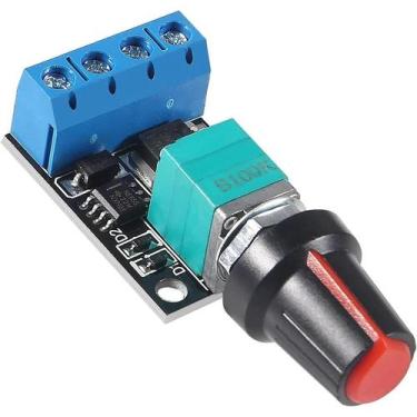 Imagem de Controlador De Velocidade De Motor DC PWM 12V 5V 10A, Regulador De Ten