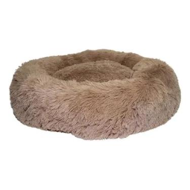 Imagem de Cama Pet Nuvem Cachorro Gato 70 Cm Antialergica Marrom - Duandra Megas