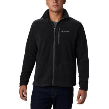 Imagem de Jaqueta Columbia Masculina Fast Trek II Full Zip Fleece Preto, XG, Pre