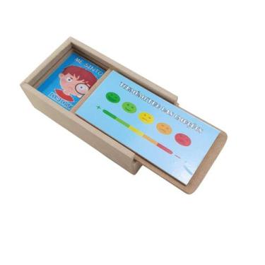 Imagem de Brinquedo Baralho de Emoções Pedagógico Educativo Didático - Parcinhas