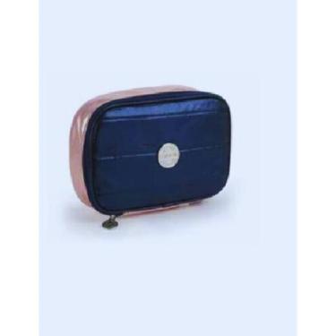 Imagem de Estojo G Box Juvenil Feminino Color Up Metalizado Seanite, Azul marinh