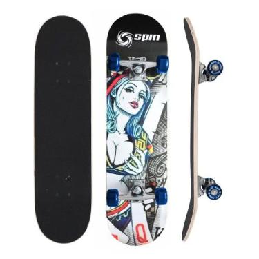 Imagem de Skate Street Spin Maple Abec 9 Garota Spin - CKS