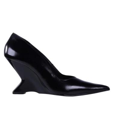 Imagem de Sapato Feminino Zariff Salto Anabela 2105-6718 Preto, 35