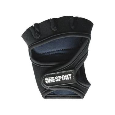 Imagem de Luva osp5 preta musculação ciclismo fitness   one sport, M, Preto, Uni