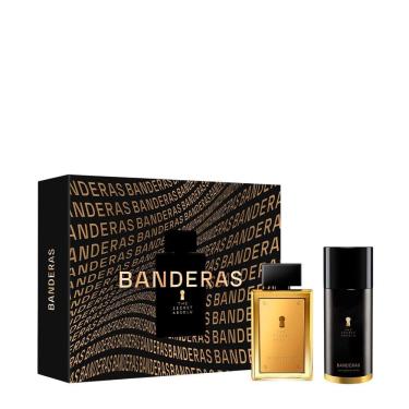 Imagem de Kit de Perfume Masculino The Secret Absolu Eau de Parfum Oriental 100ML com Desodorante Antonio Banderas