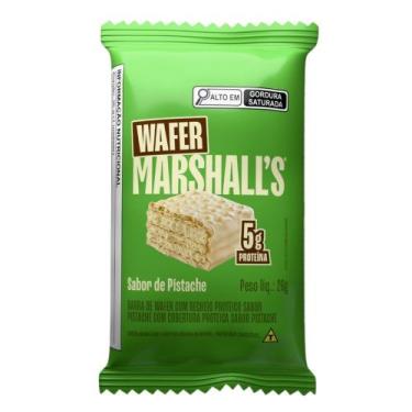 Imagem de Wafer Proteico Marshall's Sabor Pistache 26g - Marshalls