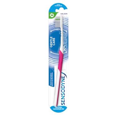 Imagem de Sensodyne NOVO Escova de Dente Extra Macia, Gentle, para Dentes Sensíveis, Suave às Gengivas e Limpeza Completa
