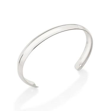 Imagem de Bracelete Rommanel Aro Liso Folheado a Platina 352016, Platina