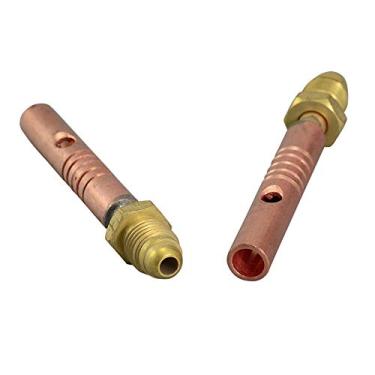 Imagem de RIVERWELD Adaptador de conector de conexão para tocha de soldagem TIG (57Y10 para tocha 9 17 24)