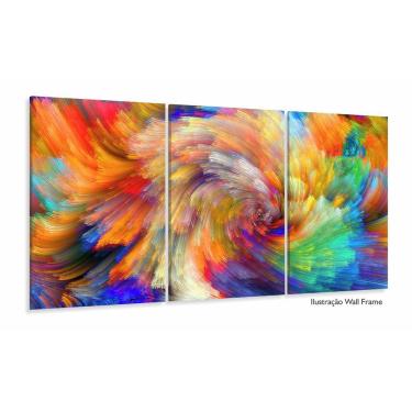 Imagem de Quadro Decorativo Abstrato Tornado 3 pç 120x60