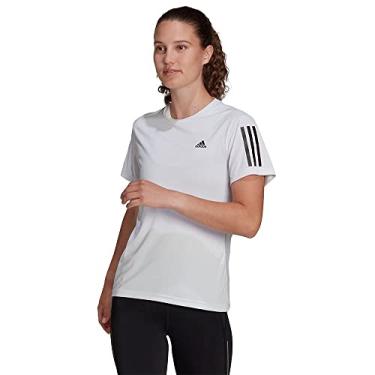 Imagem de Camiseta Feminina Adidas Dry Own The Run Cor:Branco;Tamanho:G
