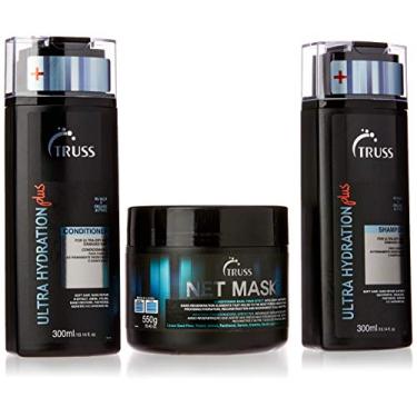 Imagem de Kit Truss Ultra Hydration Plus Shampoo 300ml + Condicionador 300ml + Net Mask 550g