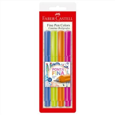 Imagem de Caneta Fine Pen Com 4 Cores 1 - Faber-Castell