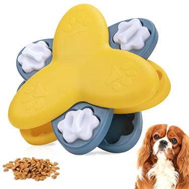 Imagem de Brinquedos de quebra -cabeça para cães, brinquedos de cães com alimentador lento de várias camadas rotativas