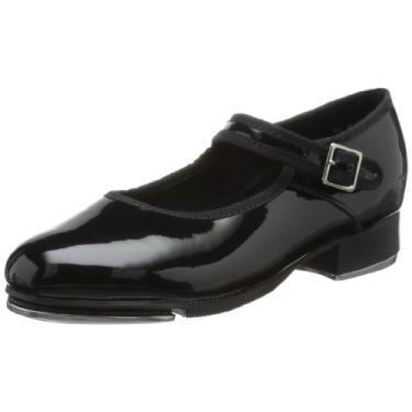 Imagem de Sapatilha feminina Mary Jane da Capezio, Black Patent, 5 Wide