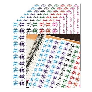 Imagem de Well Tile Adesivos de planejador de dia pago etiquetas de pontos 3/4 polegadas planejador diário calendário organizador adesivos rastreamento pagador lembrete etiquetas para scrapbooking planejadores e diários 700 peças, 0,75 polegada