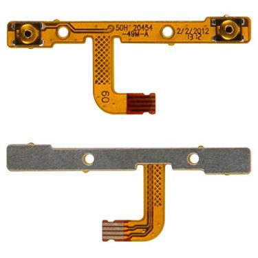 Imagem de Peças de reparo de cabo flexível compatíveis com HTC X325 One XL, (botão de som, com componentes)