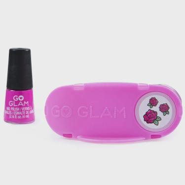 Novo Conjunto Go Glam Pintura de Unhas Com Secador e Esmaltes 2133