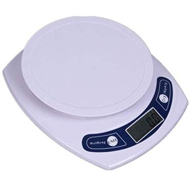 Imagem de balança digital de cozinha balança eletrônica de cozinha com função de descascamento balança doméstica de cozimento de alimentos pesando 0,1g