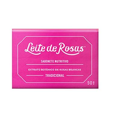 Imagem de Leite de Rosas Leite Rosas Sabonete Barra Trad 90G Leite De Rosa Branco