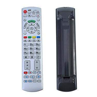 Imagem de SOONHUA Controle remoto de substituição, controle remoto de TV, para Panasonic N2QAYB000504 N2QAYB000673 N2QAYB000785 TX-L37EW30 TX-L42ES31