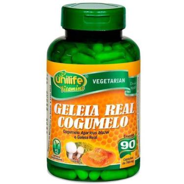Imagem de Geleia Real E Cogumelo 90 Cápsulas Unilife - Unilife Vitamins