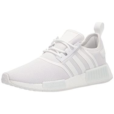 Imagem de adidas Originals Men's NMD_R1 Primeblue Sneaker, White/White/White, 7.5