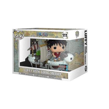 Imagem de Boneco de vinil Funko POP! One Piece Rides Luffy com Going Merry