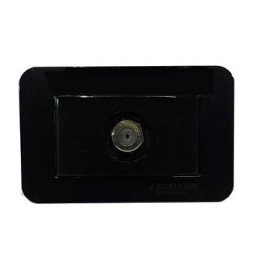 Imagem de Tomada Para Móveis Tv (Coaxial) Preto - LUMITEK