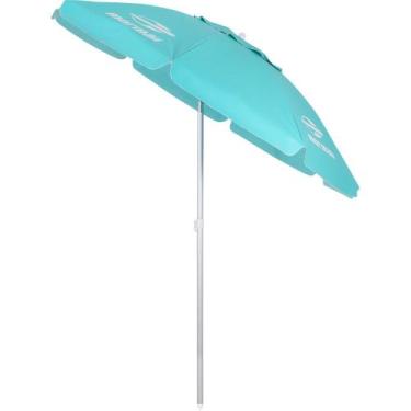 Imagem de Guarda-Sol Articulado Mormaii 2,00m em Bagum e Alumínio Verde Bel, 2,0