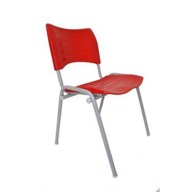 Imagem de Cadeira Secretaria Turim Fixa BC - Maiart, Vermelho