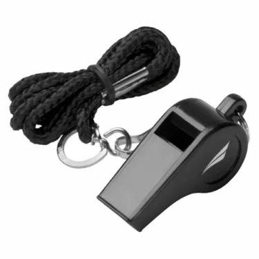 Imagem de Apito Futebol Juiz Arbitro Penalty Treino Jogo Esportes, Preto, Único,