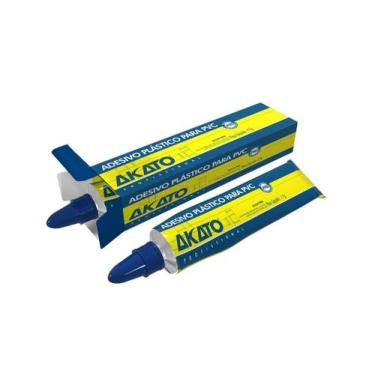 Imagem de Cola Adesivo Plástico p/ PVC em Bisnaga 17g - Akato