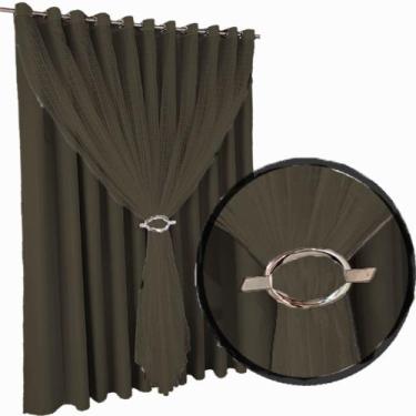 Imagem de cortina blackout Fiori par varão 7,00 x 2,80 ilhios branco - Bravin Co