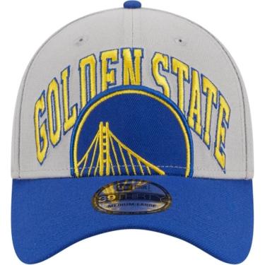 Imagem de Boné New Era Masculino 39Thirty Golden State Aba Curva S M