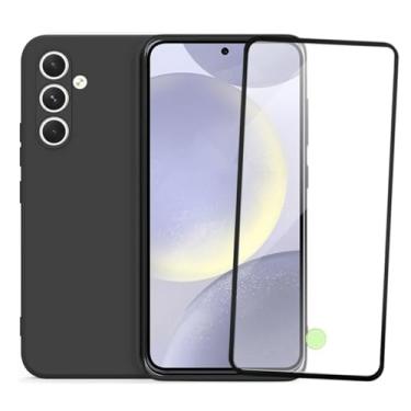 Imagem de Kit Capa Capinha Aveludada e Película de Vidro 3D Compatível Samsung Galaxy S24 SMART E CASE