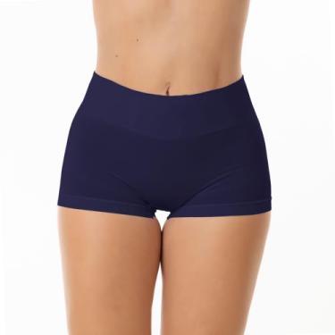 Imagem de Calcinha Cueca Box Feminina Shortinho Zero Costura Modeladora Sem Marc