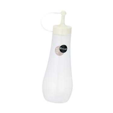 Imagem de ＫＬＫＣＭＳ Condimentos Squeeze Bottle Molho Dispenser Squeeze Bottle À Prova de Vazamento Recarregável Pequeno para Estação de Condimentos Casa Cozinha Mostarda, Branco, 360ml